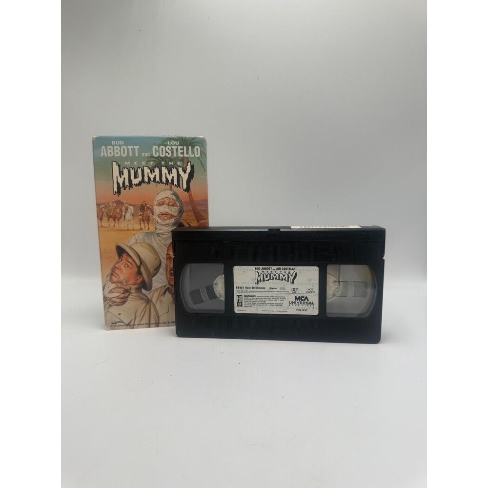 Abbott and Costello Meet the Mummy VHS 1993 MCA Universal Home Video 80829